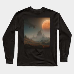 full moon Long Sleeve T-Shirt